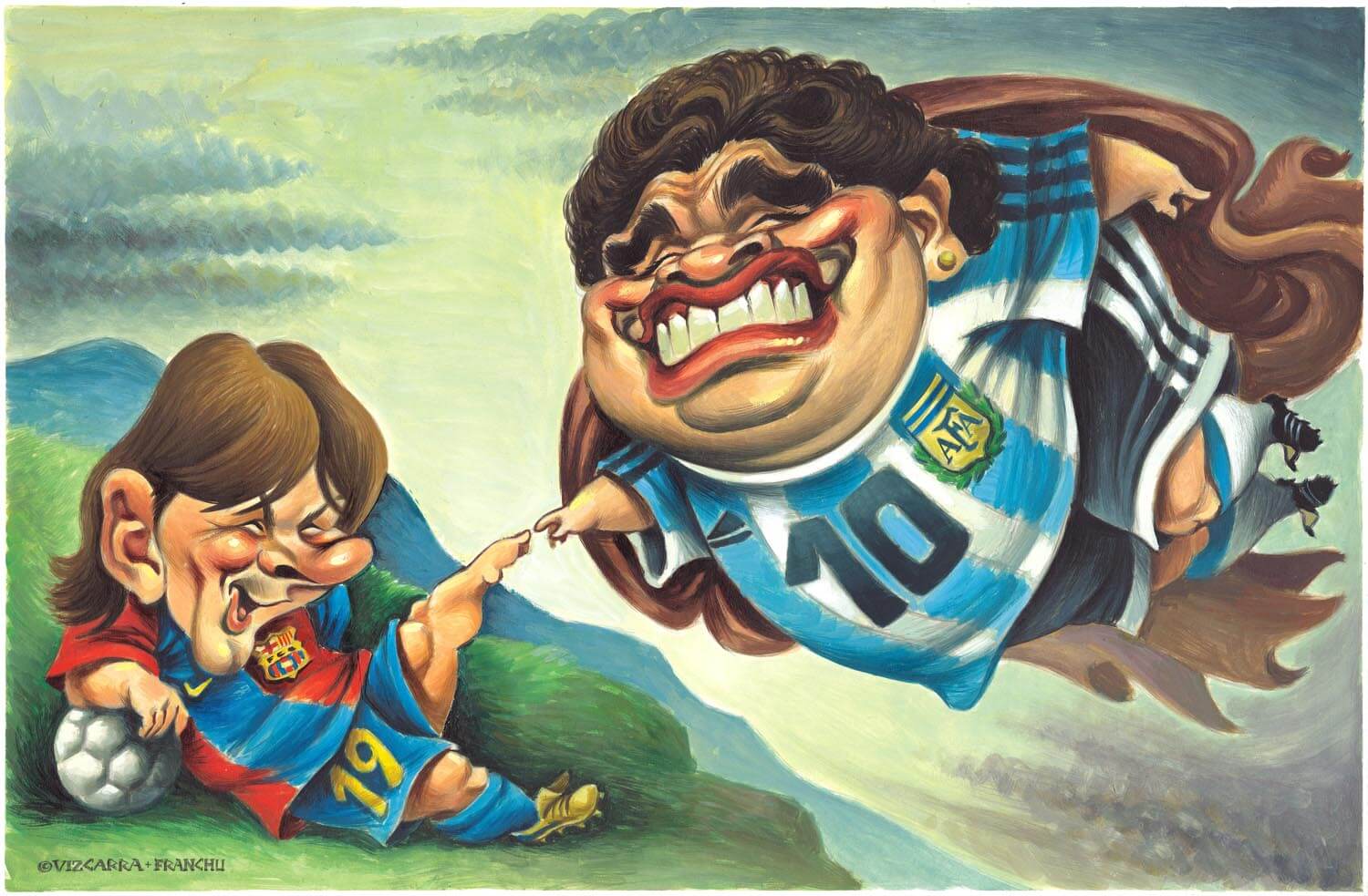 Maradona Messi